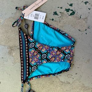 Patterned bathing suit bottoms